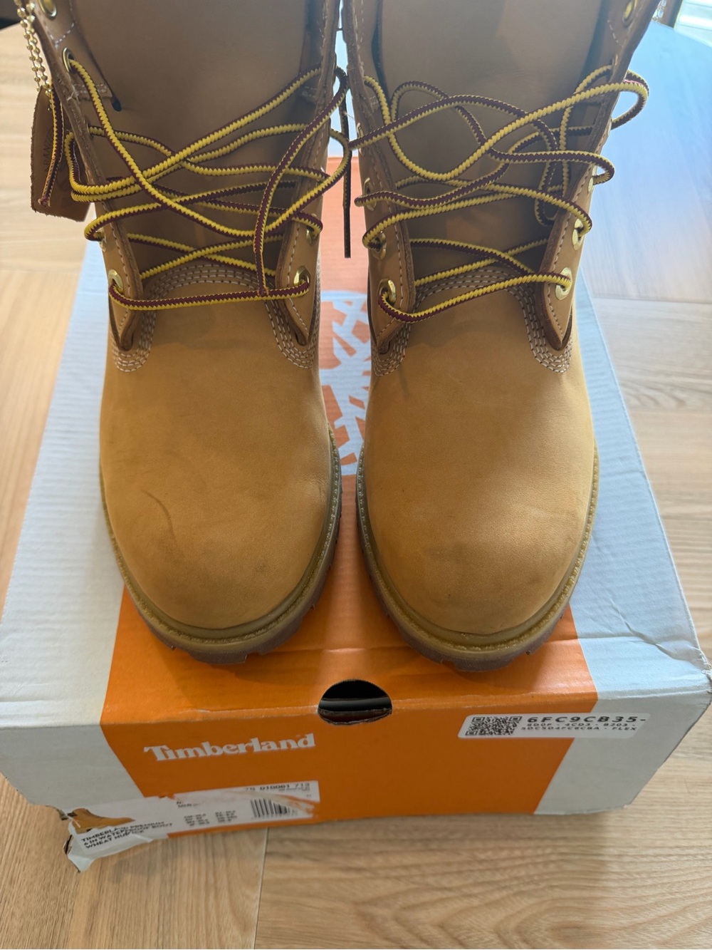 Timberland Men's Wheat Nubuck Lace-Up Work Boots - Picture 5 of 6